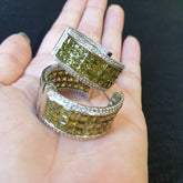 Yellow Topaz Stud Earrings